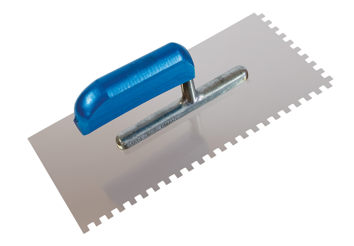 WD Glättekelle gezahnt 6x6mm rostfrei